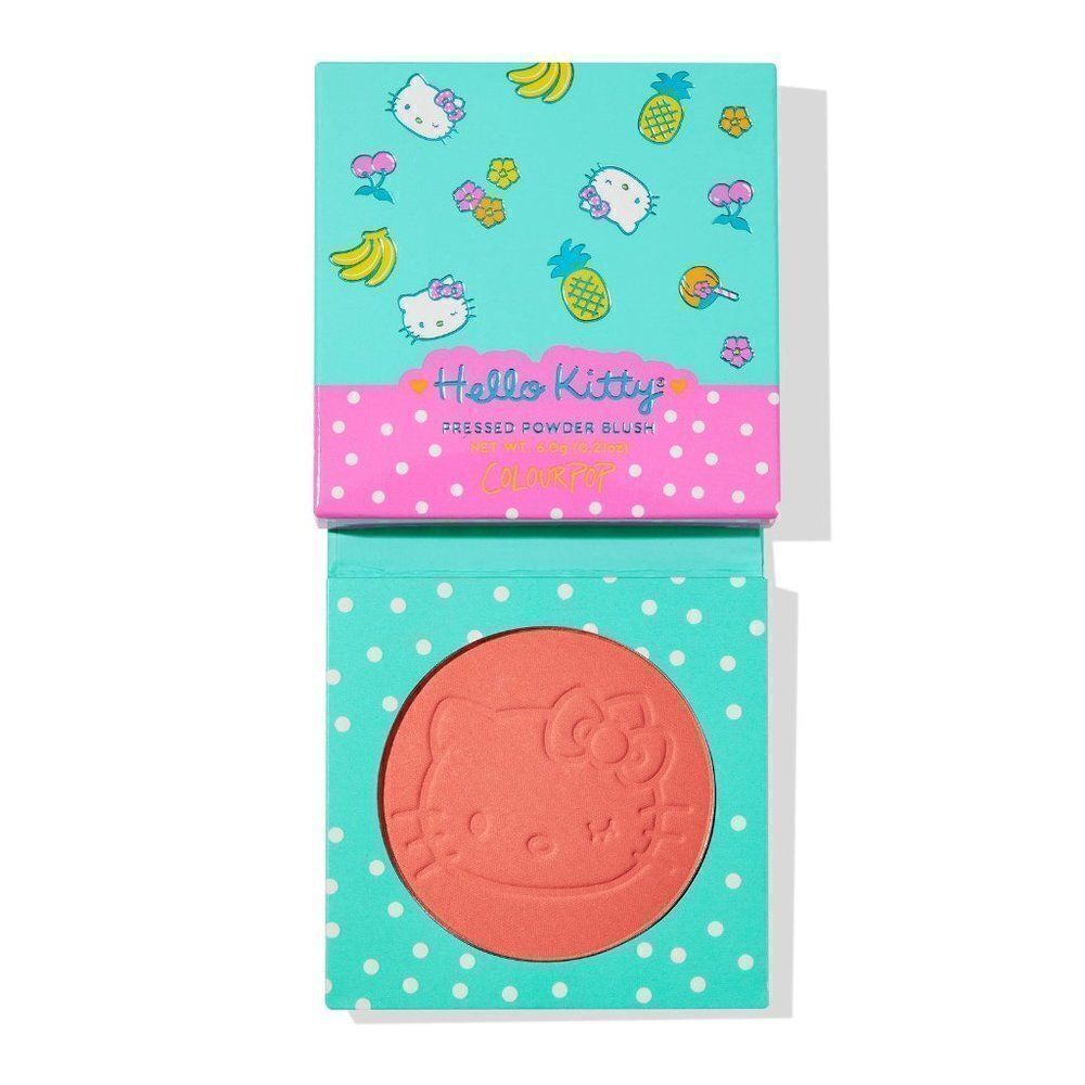 New in box! Colourpop Hello Kitty Pressed Powder Blush Aloha Honey